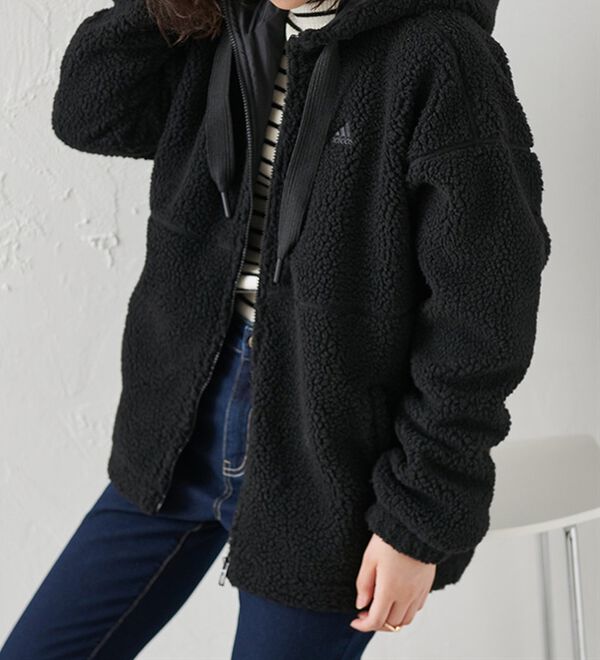 Leona surf ロングボアジャケット adidas＞ボアジャケット - ベルーナ【公式】