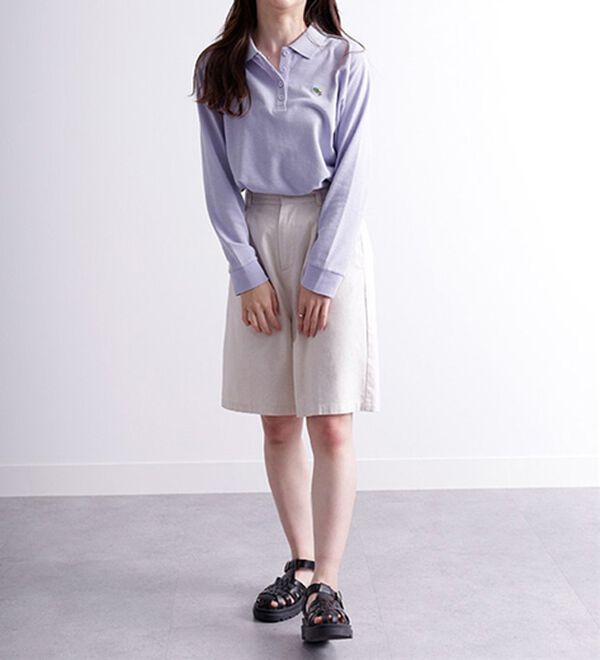 ルフラン（ルフラン）の「ナノプラチナ加工長袖ポロシャツ（ポロシャツ）」｜詳細画像