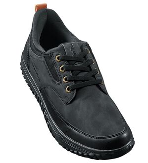 「＜ゴールデンベア＞脱ぎ履き簡単５Ｅカジュアルシューズ（メンズスニーカー）」｜ヒモブラック