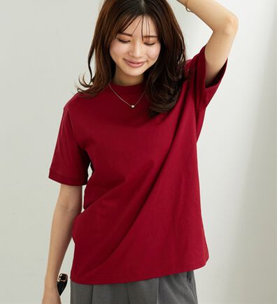 BELLUNA（ベルーナ）の「ヒンヤリ！綿１００％大人顔サマ見えＴシャツ（Tシャツ）」