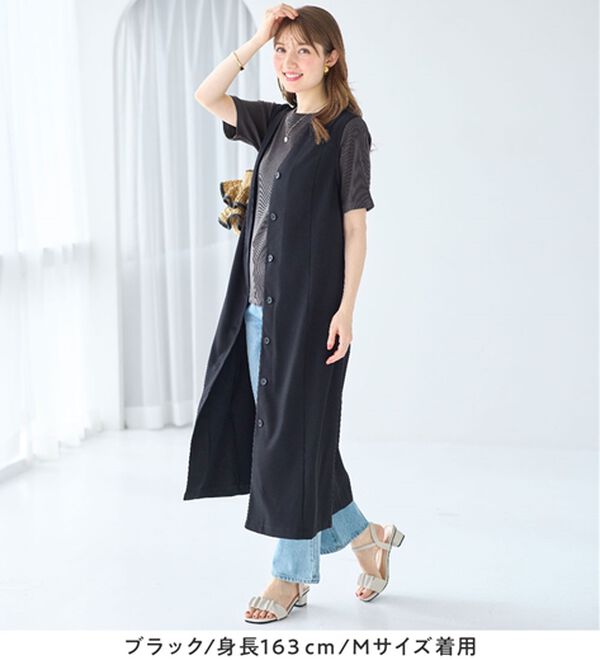 alotta（アロッタ）の「大人上品フレアジレワンピース（ジャンパースカート）」｜詳細画像