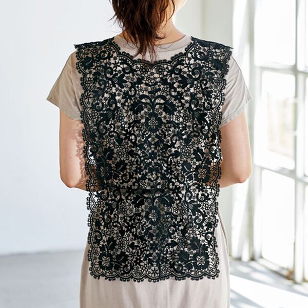 BELLUNA（ベルーナ）の「これ１つで上品魅せ！レースベスト（ベスト）」｜詳細画像