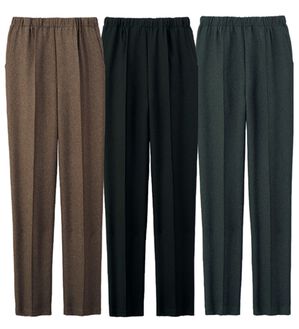 ルフラン（ルフラン）の「【３本組】日本製上品見えの吸湿発熱パンツ（フルレングスパンツ）」｜3本組