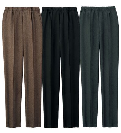 ルフラン（ルフラン）の「【３本組】日本製上品見えの吸湿発熱パンツ（フルレングスパンツ）」