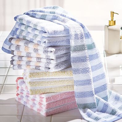 「泉州産薄手が嬉しい吸水タオルセット（タオル）」