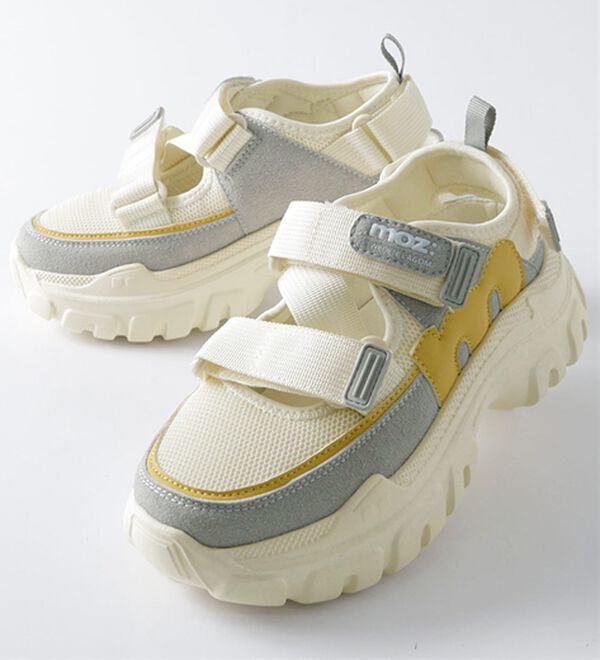 BELLUNA（ベルーナ）の「＜ｍｏｚ＞厚底スニーカーサンダル（スニーカー）」｜詳細画像