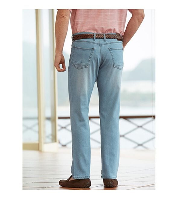 「【３本組】定番！柔らかラクラクジーンズ（メンズデニムパンツ）」｜詳細画像