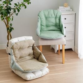 iellio（イエリオ）の「抗菌防臭　腰スッポリクッション（チェアカバー・チェアパッド）」