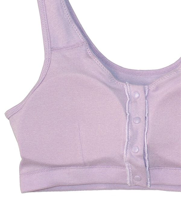 「【３色組】肌にやさしい綿１００％前開きブラ（ノンワイヤーブラ）」｜詳細画像