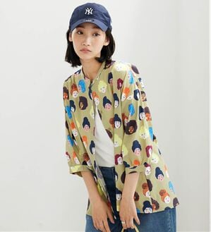 BELLUNA（ベルーナ）の「私らしく彩る！綿100％プリントシャツ（シャツ）」｜女の子