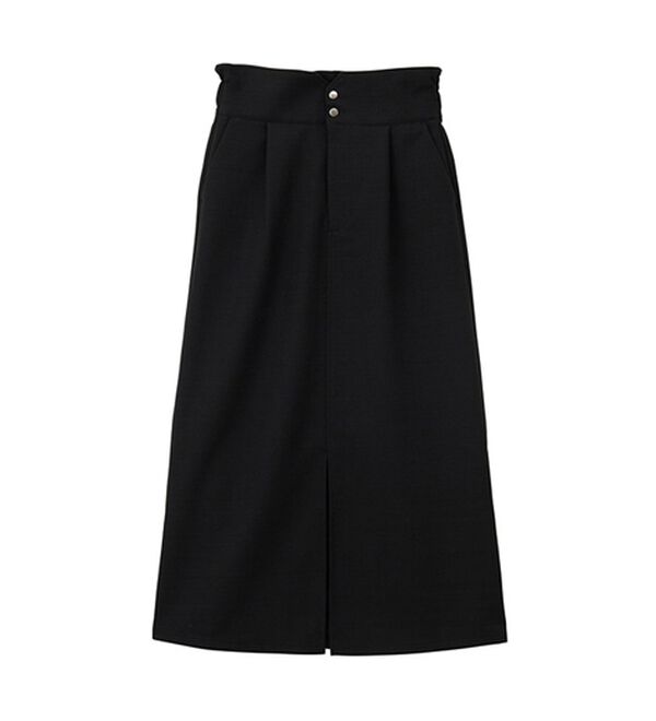 GeeRA（ジーラ）の「リネンタッチハイウエストタイトスカート（ロングスカート）」｜詳細画像