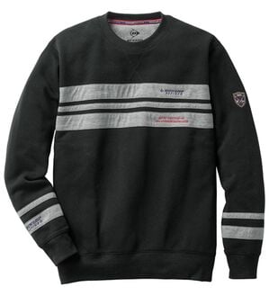 「＜ダンロップ・リファインド＞毎日活躍大人の柔らかトレーナー（メンズトレーナー）」｜ブラック