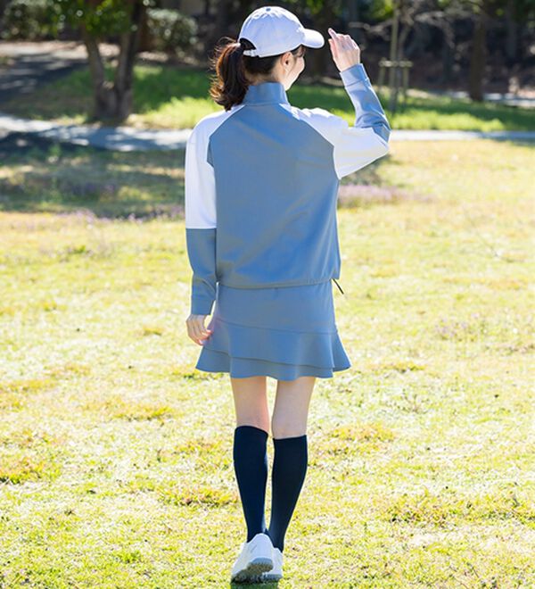 BELLUNA（ベルーナ）の「【三枝こころコラボ】ロゴ使いフレアースカート（ミニスカート）」｜詳細画像