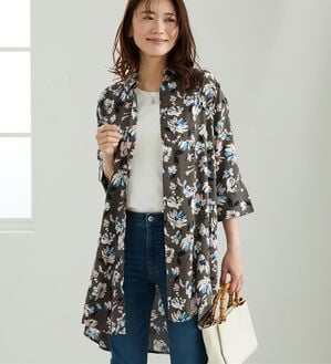 「【接触冷感】レーヨン素材ブザム切替ワンピース（その他ワンピース）」｜詳細画像