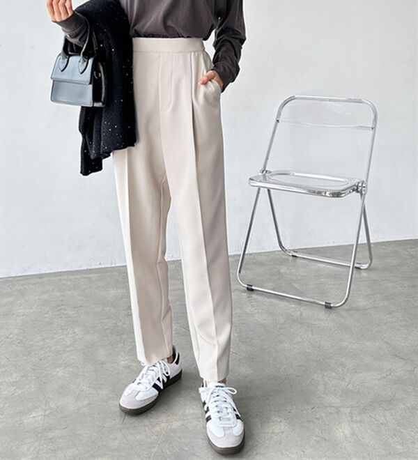 GeeRA（ジーラ）の「美脚きれい魅せ！テーパードパンツ（フルレングスパンツ）」｜詳細画像