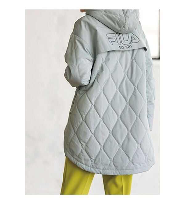 RANAN（ラナン）の「＜ＦＩＬＡ＞裏ボアフリースキルトコート（ハーフコート）」｜詳細画像