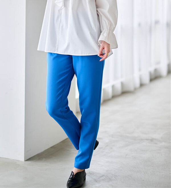 RANAN（ラナン）の「【選べる股下】美脚シルエットタックパンツ（股下６１・６５ｃｍ）（フルレングスパンツ）」｜詳細画像