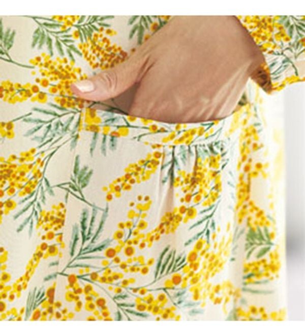 BELLUNA（ベルーナ）の「綿１００％素材おしゃれなかっぽうチュニック（エプロン）」｜詳細画像