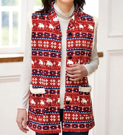 BELLUNA（ベルーナ）の「＜ｍｏｚ＞ノルディック柄ベスト（ベスト）」