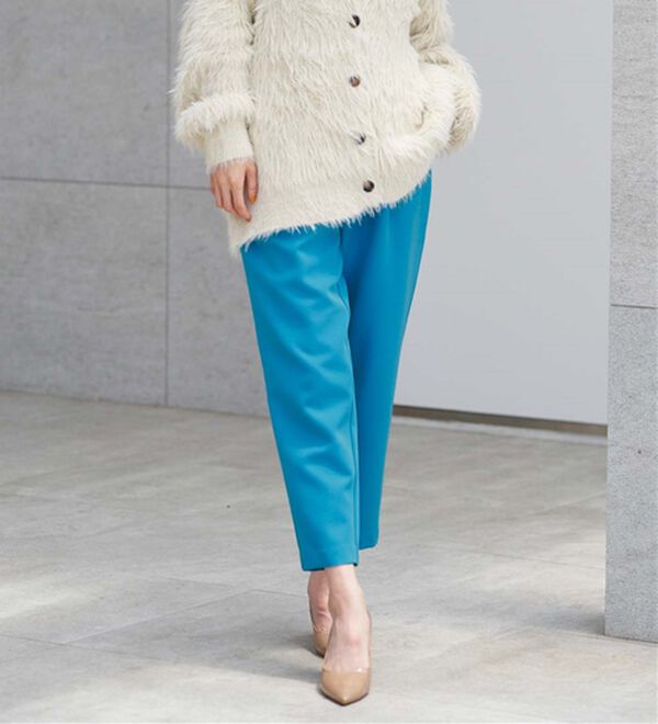 RANAN（ラナン）の「美脚シルエットクロップドパンツ（フルレングスパンツ）」｜詳細画像