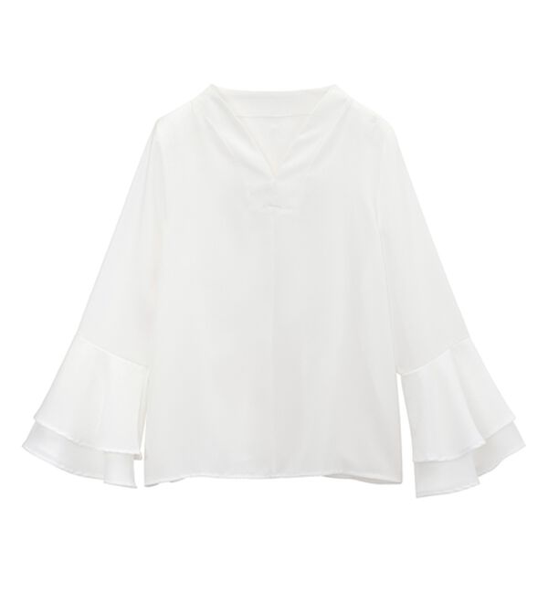 RANAN（ラナン）の「袖ペプラムデザイントップスセットアップ（セットアップ）」｜詳細画像