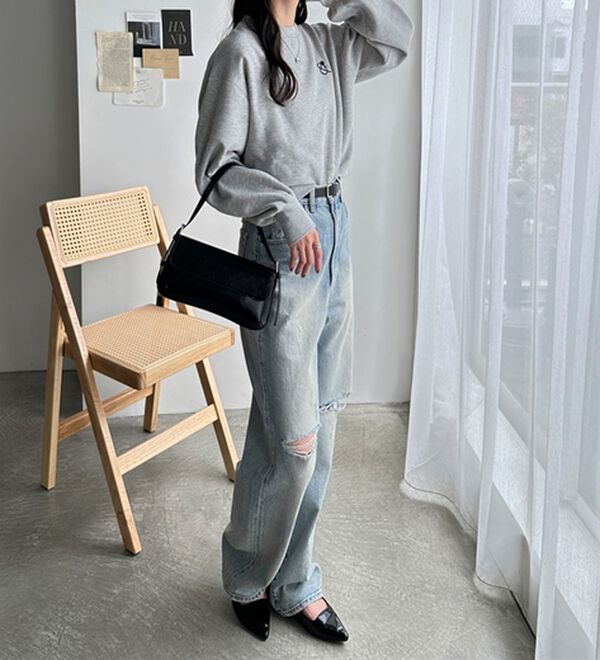 GeeRA（ジーラ）の「アンドハートショートスウェット（カットソー）」｜詳細画像