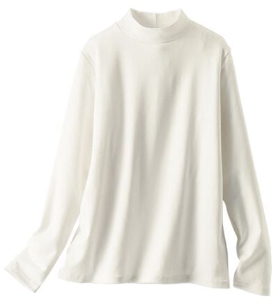 BELLUNA（ベルーナ）の「《ＨｕｇＲｅａｍコットン》裏起毛暖かハイネックプルオーバー（カットソー）」