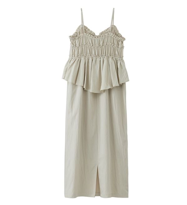 RANAN（ラナン）の「リボンギャザーペプラムナローワンピ（その他ワンピース）」｜詳細画像