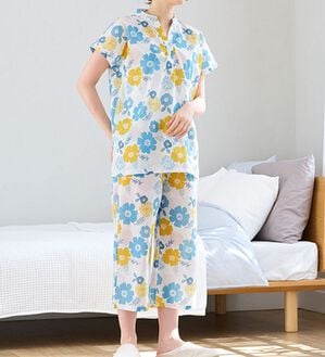 LAVIENNE（ラヴィエンヌ）の「ゆるっとラクちん！涼やかパジャマ（パジャマ・ルームウェア）」｜北欧風花柄