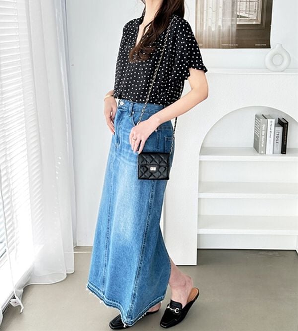 GeeRA（ジーラ）の「サラサラ涼しい！着やせも叶うフレアー袖ブラウス（ブラウス）」｜詳細画像