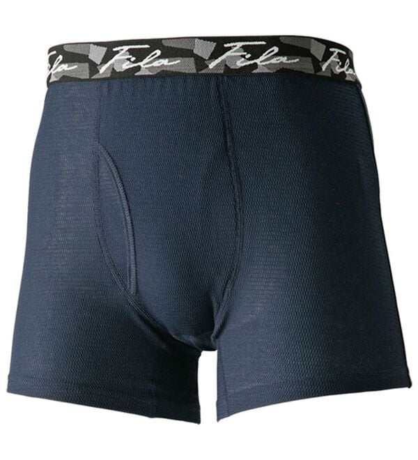 「【３枚組】＜フィラ＞肌側綿１００％風通すボクサー（メンズボクサーパンツ）」｜詳細画像