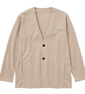 REMEN'S（リメンズ）の「【4つの機能付】カットジョーゼットジャケット（メンズジャケット）」｜グレージュ