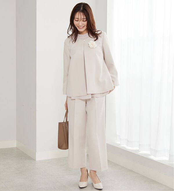 BELLUNA（ベルーナ）の「＜セレモニースタイル＞パール付袖フレアージャケット（その他ジャケット）」｜詳細画像