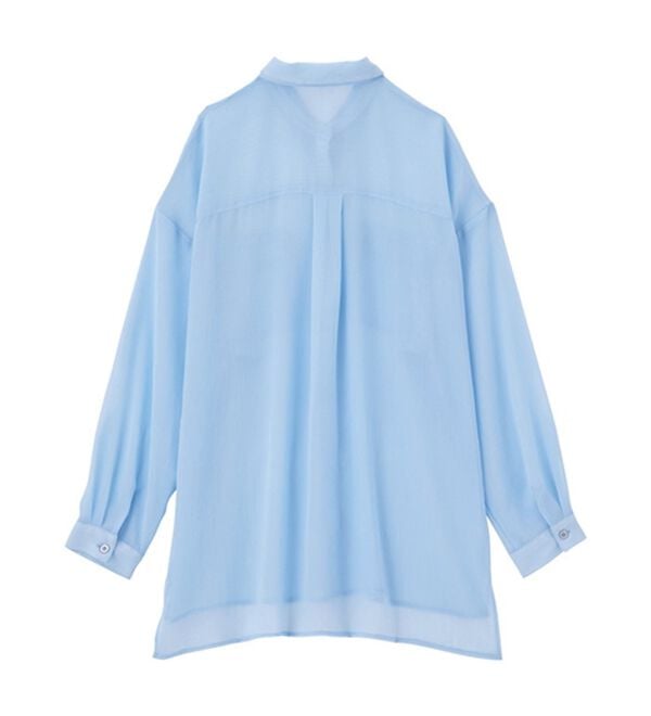 GeeRA（ジーラ）の「オーバーサイズシアー楊柳シャツ（シャツ）」｜詳細画像