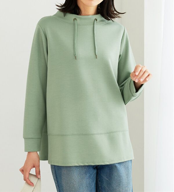 BELLUNA（ベルーナ）の「ワイドネック切替デザインプルオーバー（カットソー）」｜詳細画像