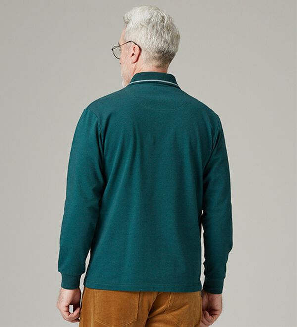 「＜ダンロップ・リファインド＞日本製裏起毛ポロシャツ（メンズポロシャツ）」｜詳細画像