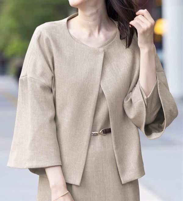 RANAN（ラナン）の「洗える！カセットスーツ　シリーズ（テーパードパンツ）」｜詳細画像