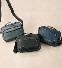 「＜クロコダイル＞ハンディショルダー２（メンズショルダーバッグ）」