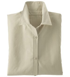 BELLUNA（ベルーナ）の「＜ＳＯＬＯＴＥＸ（Ｒ）＞ストレッチビッグシャツ（シャツ）」｜グレージュ