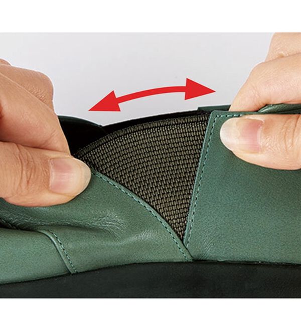 ルフラン（ルフラン）の「４Ｅ切り替えやわらかスリッポン（スリッポン）」｜詳細画像