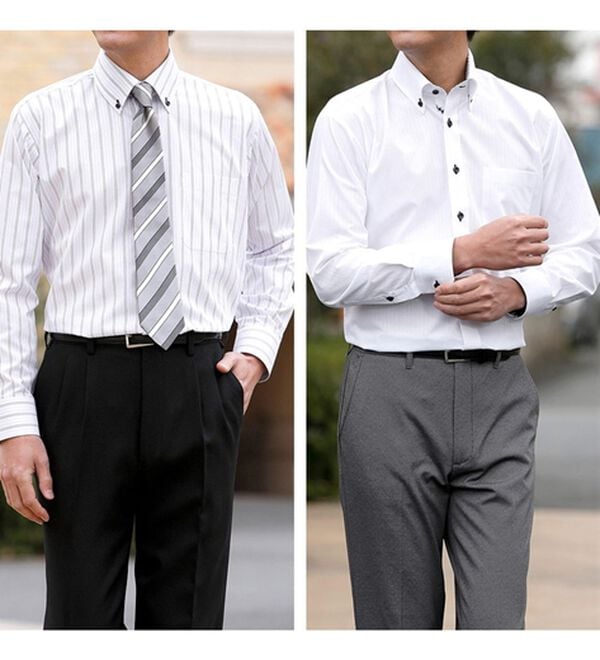 「【５枚セット】品質自慢！形態安定メンズワイシャツ（メンズワイシャツ）」｜詳細画像