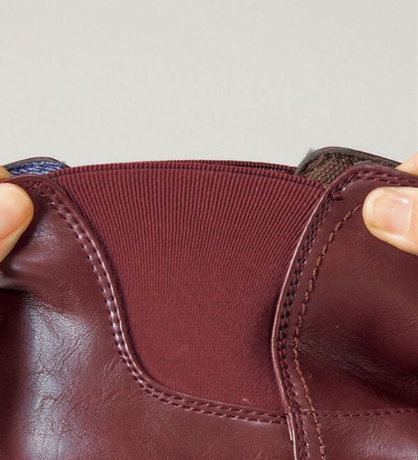 BELLUNA（ベルーナ）の「幅広軽量柔らかソールのスリッポンブーツ（ブーツ）」｜詳細画像