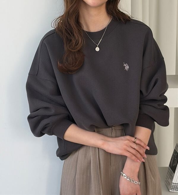 GeeRA（ジーラ）の「【U.S. POLO ASSN.】表ピーチ裏起毛スウェット（トレーナー・スウェット）」｜詳細画像