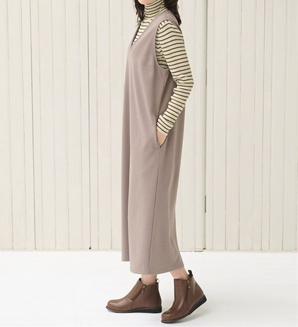 BELLUNA（ベルーナ）の「ゆったり５Ｅダブルファスナーブーツ（ブーツ）」｜詳細画像