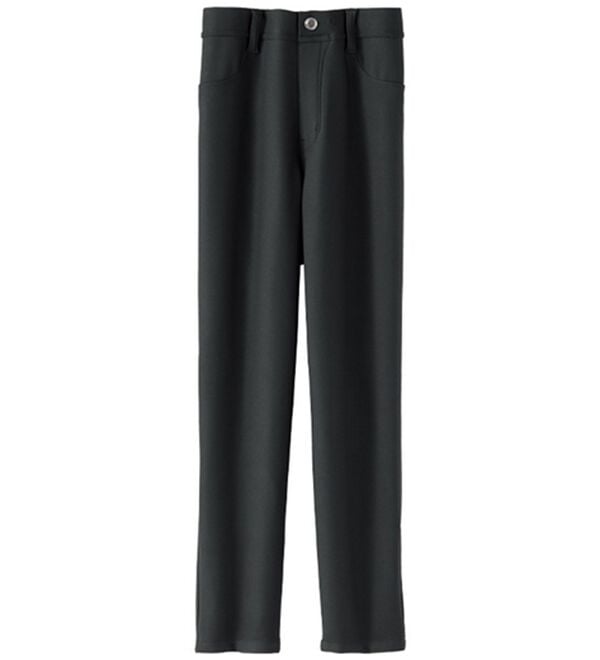 BELLUNA（ベルーナ）の「冷感！なめらかボンディング美脚パンツ（クロップドパンツ）」｜黒