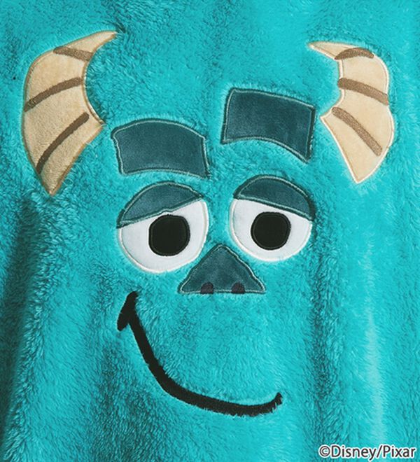 BELLUNA（ベルーナ）の「＜Ｄｉｓｎｅｙ＞【モンスターズ・インク（サリー）】両面ボアポンチョ（パジャマ・ルームウェア）」｜詳細画像