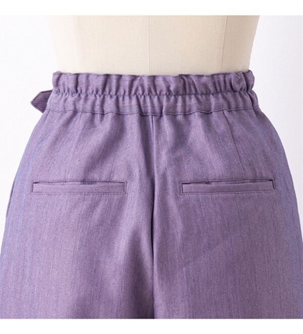 RANAN（ラナン）の「ウエストベルトコクーンパンツ（フルレングスパンツ）」｜詳細画像