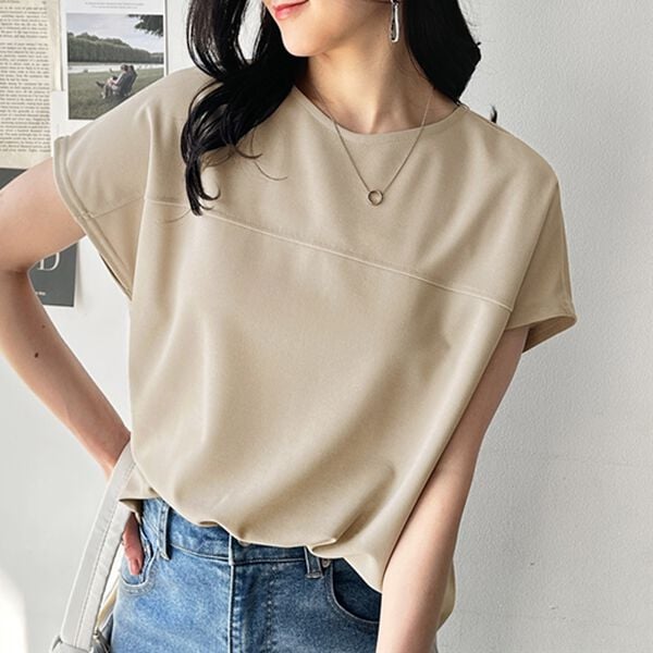 GeeRA（ジーラ）の「前後２ＷＡＹハーフジップＴブラウス（ブラウス）」｜詳細画像