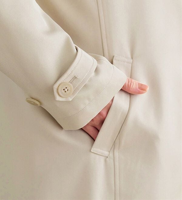 BELLUNA（ベルーナ）の「花粉対策！ライナー付ステンカラーコート（ロングコート）」｜詳細画像