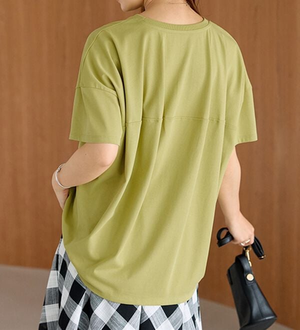 BELLUNA（ベルーナ）の「シュッと体型カバー！コクーンTシャツ（カットソー）」｜詳細画像